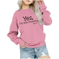 thumbnail image 1 of AJTQTH Girls Winter Pullovers Alphabet Printed Warm Long-Sleeved Crewneck Tops Loose Comfortable Fit Toddler Kids Sweaters for Winter and Fall Pink 9-10 Years, 1 of 6