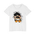 thumbnail image 1 of AJTQTH Kids T-shirt for Boys Girls Cute Cartoon Print Tees Round Neck Tops Short Sleeve Shirts Blouses Cotton Casual Comfy Clothes Outfits White 5 Years, 1 of 5
