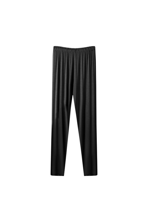 Plus Sized Sweatpants for Women Solid Straight-Leg Loose Trousers Modal Soft Breathable Thin Casual Pants Sport Yoga Pants Black XXXXXXL