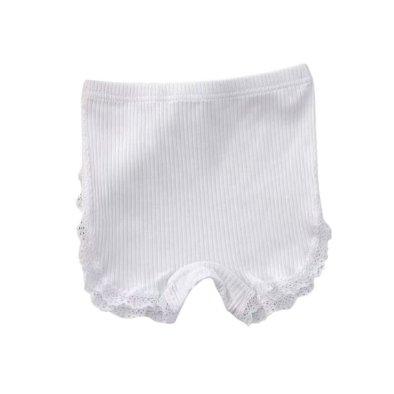 AJTQTH Toddler Cotton Shorts Summer Casual Loose Fit Lace Trim Bag Fart Pants Bread Pants Bottoms Short Leggings Bloomers for Kids Infant Newborn Clothes Outfits White 8 Years
