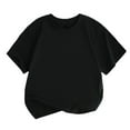 thumbnail image 1 of AJTQTH Toddler Mother's Day Gift Tshirt for Kids Girls Boys Unisex Summer Casual Short-Sleeved Round Neck Tees Tops Casual Breathable Relaxed Fit Clothes Black 4-5 Years, 1 of 3