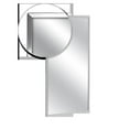 thumbnail image 1 of AJW U711-2424 Channel Frame Mirror, Plate Glass Surface - 24 W X 24 H In., 1 of 1