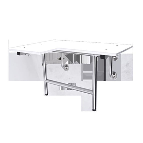 AJW U928L Reversible, Retractable Ada Compliant Shower Seat