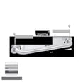 thumbnail image 1 of AJW UG120X-A32 32 In. Exposed Flange, 1.25 In. Diameter Grab Bar, Peened Grip - Configuration A, 1 of 1