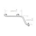thumbnail image 1 of AJW UG2-G3318 33 X 18 In. Concealed Snap Flange Grab Bar - Configuration G, 1 of 1