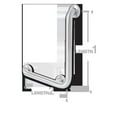 thumbnail image 1 of AJW UG3-K1632R 16 X 32 In. Concealed Snap Flange Right Grab Bar - Configuration K, 1 of 1