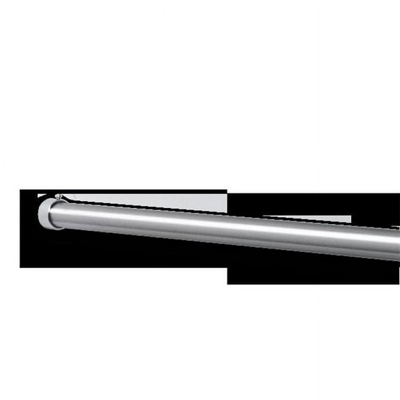 AJW UX2-A48 1.25 In. Diameter Shower Curtain Rod, 48 In. L - A-Type Flange