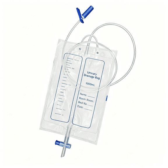 AJZIOJIRO 1 Pcs Of 1000 Ml Urine Collection Bags Suitable For Both Men And Women, Equipped With A Backflow Prevention Valve, Suitable For Use At Night And In Outdoor Environments.
