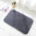 thumbnail image 1 of AJZIOJIRO 16" x 24" Bath Mats for Bathroom Thickened Absorbent Non Slip - Soft Cozy Shaggy Durable Thick Bath Rugs for Bathroom High Density Extra Fine Fiber, Bath Good, Durable, 1 of 8