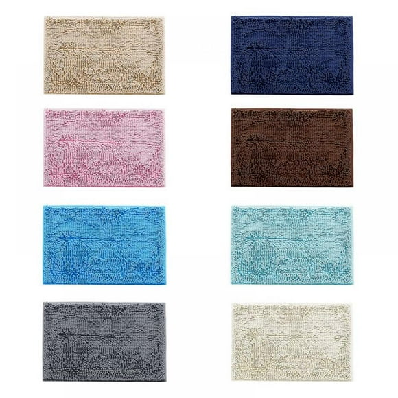 AJZIOJIRO 16" x 24" Soft Plush Bathroom Rugs Bath Mat Small Rug Non Slip Carpet
