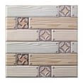 thumbnail image 1 of AJZIOJIRO 1Pcs 3D Tile Stickers Splash-proof Imitation Wood PVC Wall Stickers Wall Panels 3D Wall Panel, 12x12in, 1 of 10