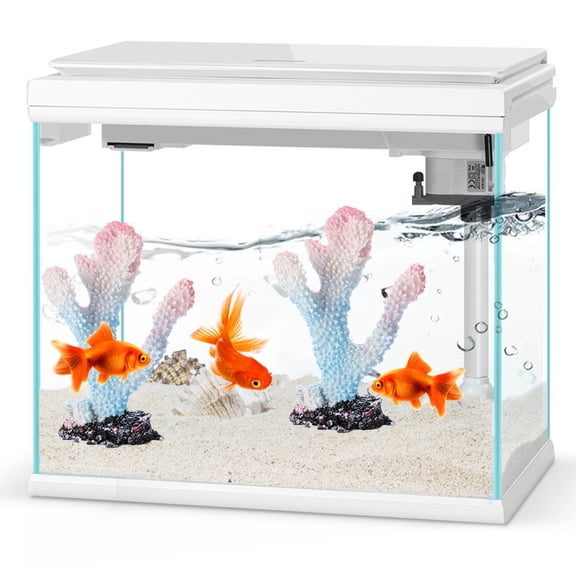 AJZIOJIRO 2 PCS Aquarium Decor-Fish Tank Plants Gradient Coral Tree Realistic Coral Plants Fish Tank Decoration Ornament Simulation Plastic Plant
