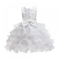thumbnail image 1 of AJZIOJIRO 3-10Y Kids Toddler Baby Girls Wedding Party Dress Formal Gowns Pageant Birthday Lace Dress, 1 of 5