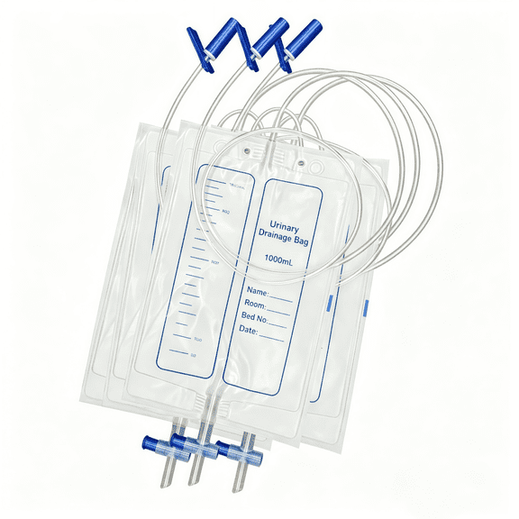 AJZIOJIRO 3 Pcs 1000 Ml Liquid Storage Collection Bag, Suitable For Both Men And Women, Equipped With A Backflow Prevention Valve, Suitable For Use At Night And In Outdoor Environments.