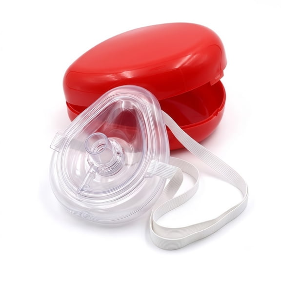 AJZIOJIRO Adults Child Portable CPR Face Mask Emergency Mouth To Mouth Breathing Protection Kit Outdoor First Aid Supply
