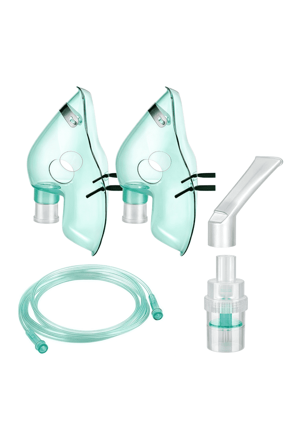 Adults Oxygen Mask 2PCS Adjustable Nose Clip Breathing Auxiliary Mask And Tubing