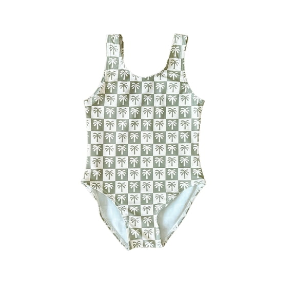 AJZIOJIRO Baby Girls Straps Swimsuit Toddler Infant Summer Floral Bathing Suits 6M-8T UPF 50+ Sun Protection Swimwear