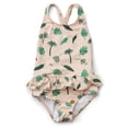 thumbnail image 1 of AJZIOJIRO Baby Girls Summer Bathing Suits Infant Summer Floral Swimsuit Toddler UPF 50+ Sun Protection Swimwear 6M-8T, 1 of 8