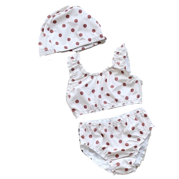 AJZIOJIRO Baby Toddler Girls Strap Swimsuit UPF 50+ Sun Protection Swimwear Infant Summer Bathing Suits 6M-8T