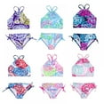 thumbnail image 1 of AJZIOJIRO Child Baby Girl Beach Bathing Suit Two Piece Swimsuit Bikini Beach Sport Wear, 1 of 5