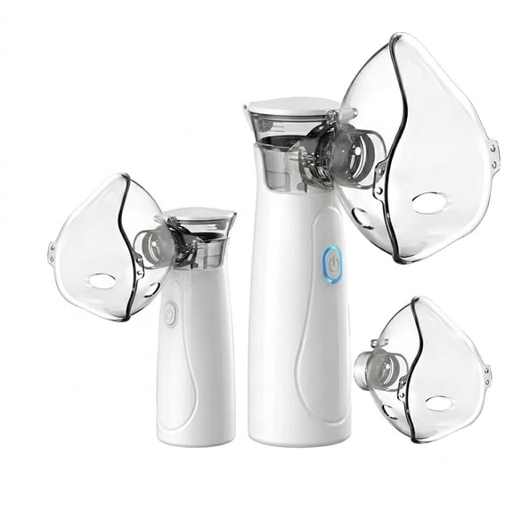 AJZIOJIRO Compact Handheld Compression Humidifier Ultrasonic Steam Inhaler for Home Bedroom Daily Breathing Care