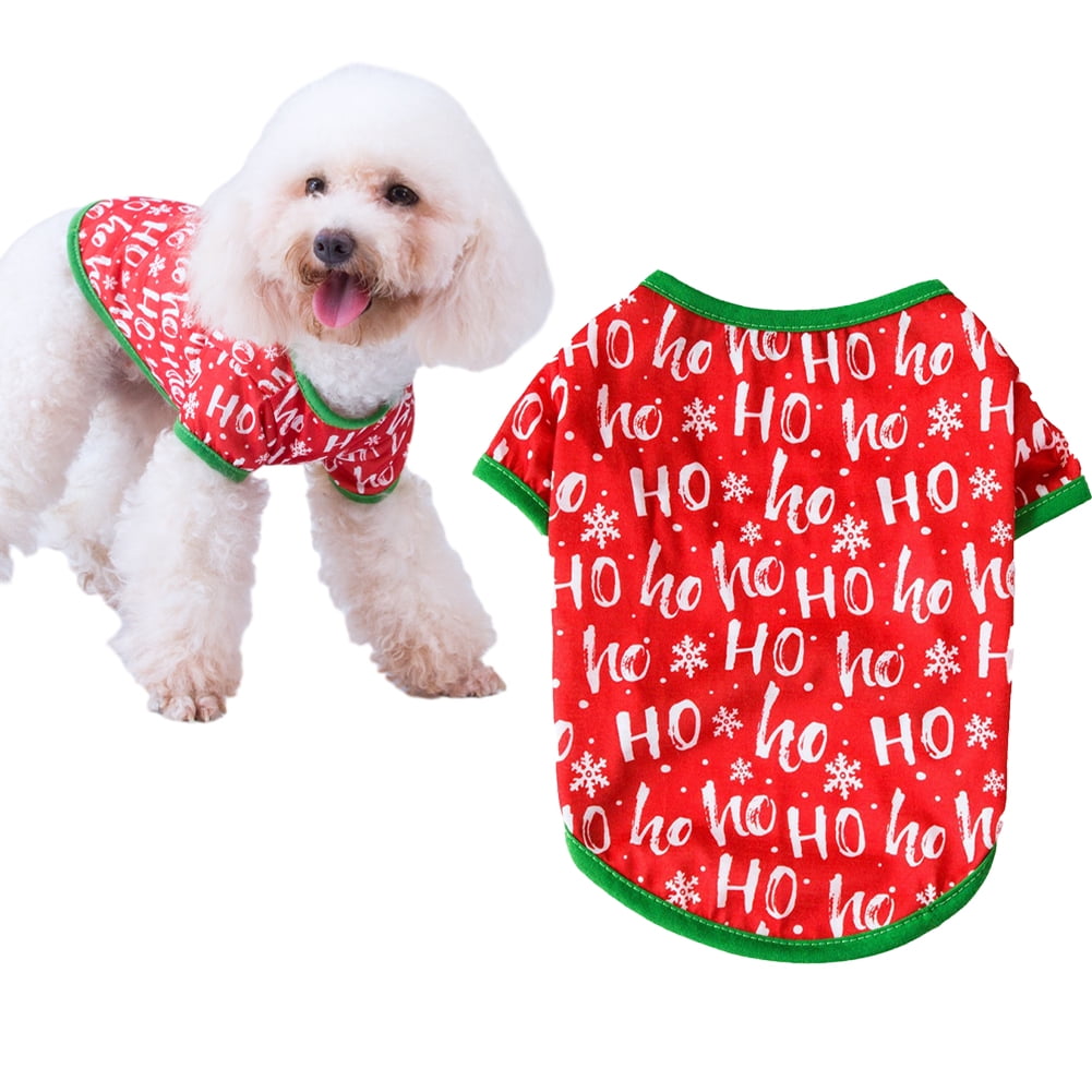 AJZIOJIRO Dog Pajamas Christmas Dogs Cats Pjs Comfortable Puppy Clothes