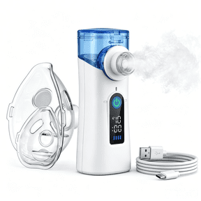 AJZIOJIRO Handheld Humidifier Portable Steam Inhaler for Home Outdoor Travel Portable Compressor