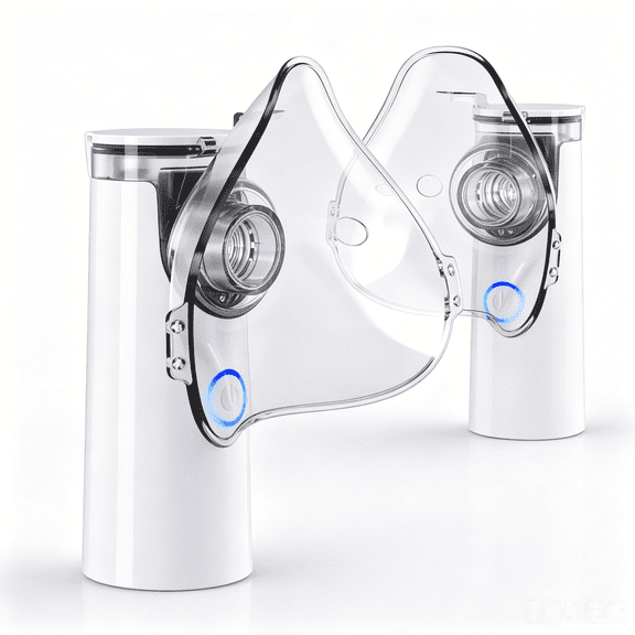 AJZIOJIRO Handheld Mesh Humidifier Portable Inhaler USB 2AA Battery Powered Cool Mist Device for Adults Kids