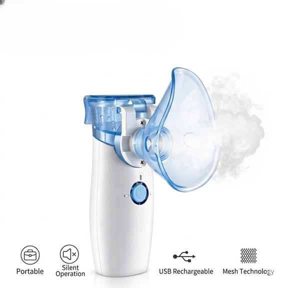 AJZIOJIRO Handheld Personal Steam Inhaler, Classic Vaporizer and Humidifier (2 IN1 USB or Batterie) for Adults Kids