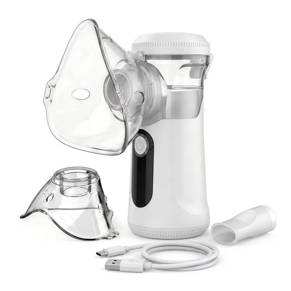 AJZIOJIRO Handheld Portable Humidifier Ultrasonic Digital Screen Recharge Steam Inhaler Household Air Moisturizer