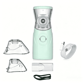 AJZIOJIRO Handheld Steam Inhaler Portable Rechargeable Humidifier Machine Ultra Quiet Self Clean Design for Home Outdoors