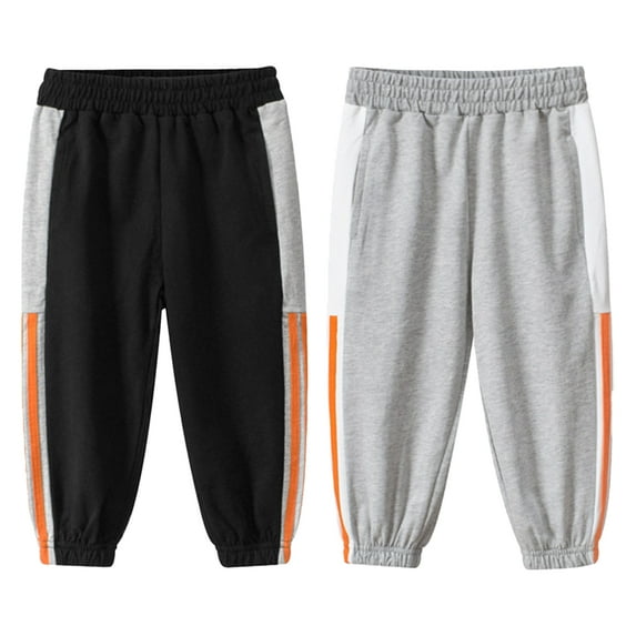 AJZIOJIRO Kids Baby Spring Autumn Sweatpants for Boys Girls,Unisex Kids Cotton Pants Solid color Trousers Bottoms Toddler Elastic Waist Jogger Pants for 1-9Y