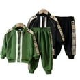 thumbnail image 1 of AJZIOJIRO Kids Baby Spring Autumn Tracksuits Pants 2Pcs Set for Boys,1-8Y Toddler Boy Long Sleeve  Sport Clothing Outfits Teen Casual Zip Track Suits Active Sweats Pants Set, 1 of 8