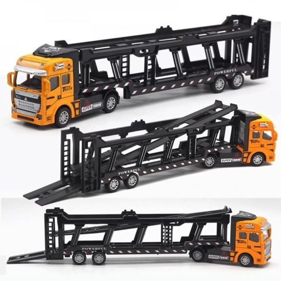 AJZIOJIRO Kids Boy Car Toy Car Alloy Model Toy / Tractor Flat Bed Truck Transport Car Ages 3-6y