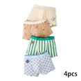 thumbnail image 1 of AJZIOJIRO Kids Boys Cotton Briefs Pants 1-15Y Baby Toddler Cute Underwear Boxer Briefs Cotton + Spandex Underwear Pants 4PCS, 1 of 9