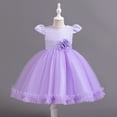 thumbnail image 1 of AJZIOJIRO Kids Toddler Flower Girls Vintage Floral Boho Lace Maxi Dress Baby Wedding Princess Party Communion Evening Formal Dance Gown 2-10Y, 1 of 9