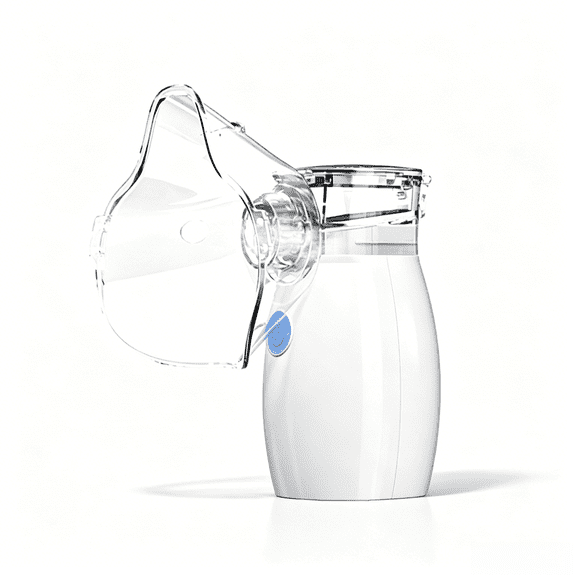AJZIOJIRO Portable Handheld Steam Inhaler Ultrasonic Humidifier Dual USB /2AA Batteryfor Home Outdoor
