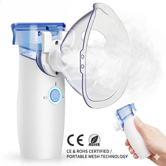 AJZIOJIRO Portable Humidifier Handheld Steam Inhaler(USB Charging or 2 AA Batteries)