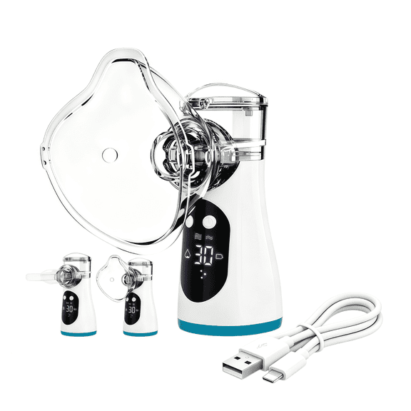 AJZIOJIRO Portable Humidifier Ultra-Quiet (<50dB) USB-C Rechargeable Handheld Personal Cool Mist Steam Inhaler