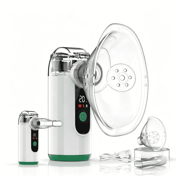 AJZIOJIRO Portable Humidifier for Adults & Kids USB Rechargeable Handheld Steam Inhaler