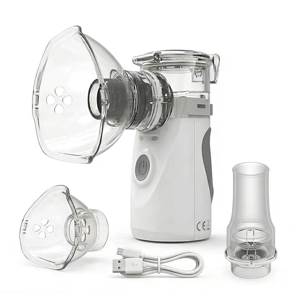 AJZIOJIRO Portable Humidifier for Home Travel 5-Micron Handheld Compressor Quiet Handheld Steam Inhaler