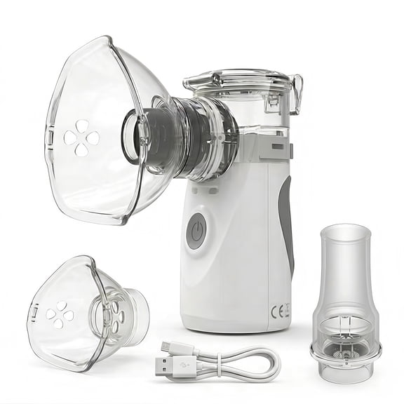 AJZIOJIRO Portable Humidifier for Home Travel 5-Micron Handheld Compressor Quiet Handheld Steam Inhaler