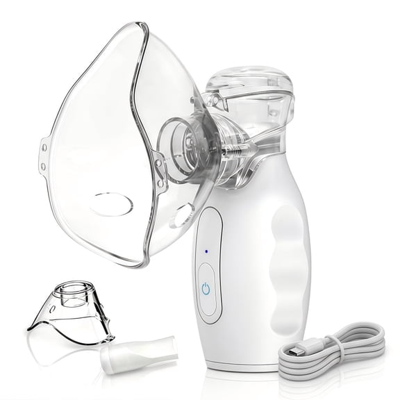 AJZIOJIRO Portable Inhaler Humidifier Ultra Silent (<50dB) USB Battery Operated Fine Mist Household Travel Breathing Care