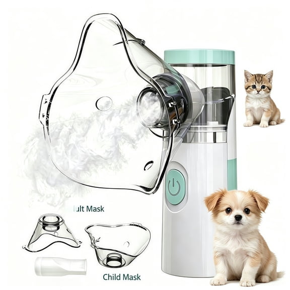 AJZIOJIRO Portable Mesh Pet Humidifier, Handheld Fine Mist Humidifier For Dogs Cats Small Pets Home Daily Use