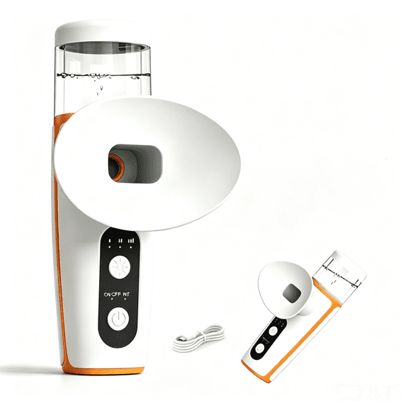 AJZIOJIRO Portable Nano Eye Mist Sprayer Hot Cold Compress Steam Device For Dry Eye Relief