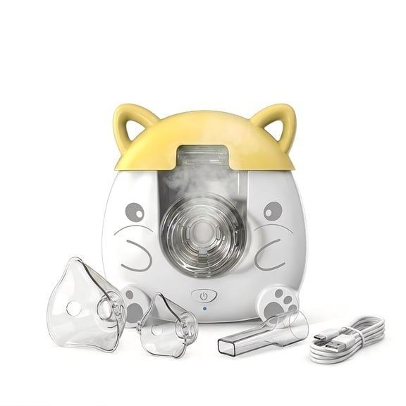 AJZIOJIRO Portable Personal Breathing Humidifier Mini Handheld Steam Inhaler USB-C Rechargeable