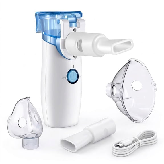 AJZIOJIRO Portable Personal Humidifier Ultrasonic Cool Mist 0.5-5m Particles Personal Steam Inhaler, Vaporizer for Travel Home Office