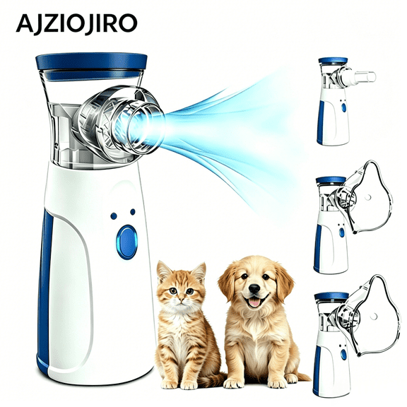 AJZIOJIRO Portable Pet Humidifier, Mesh Humidifier, Automatic Cleaning Handheld Humidifier, A Portable Humidifier Suitable For Families With Pets