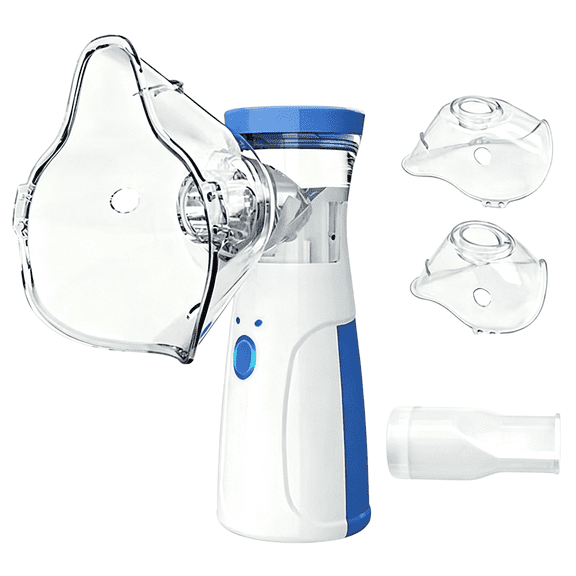 AJZIOJIRO Portable Steam Inhaler Handheld Humidifier USB Rechargeable Compressor for Home and Travel Use