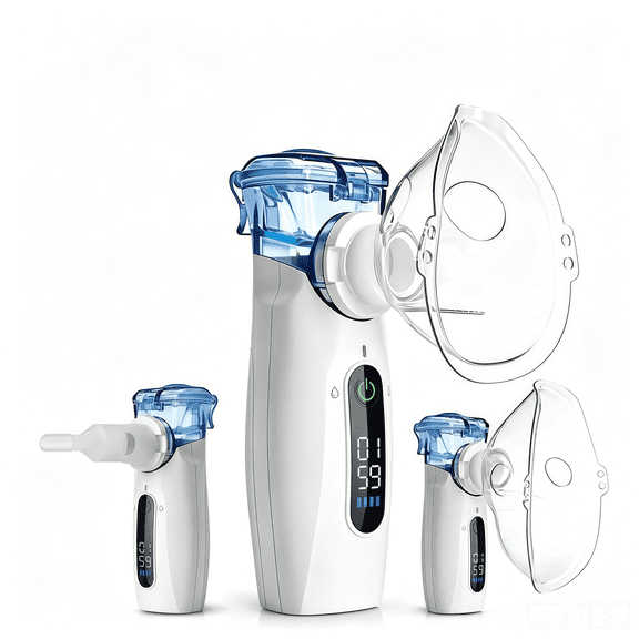 AJZIOJIRO Portable Ultrasonic Humidifier Handheld Mini Steam Inhaler USB-C Rechargeable Quiet